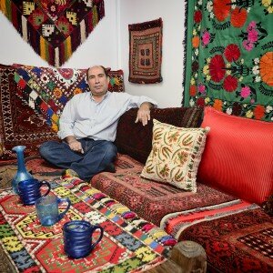 Shir in living room